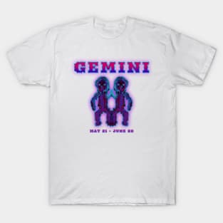 Gemini 3b Teal T-Shirt